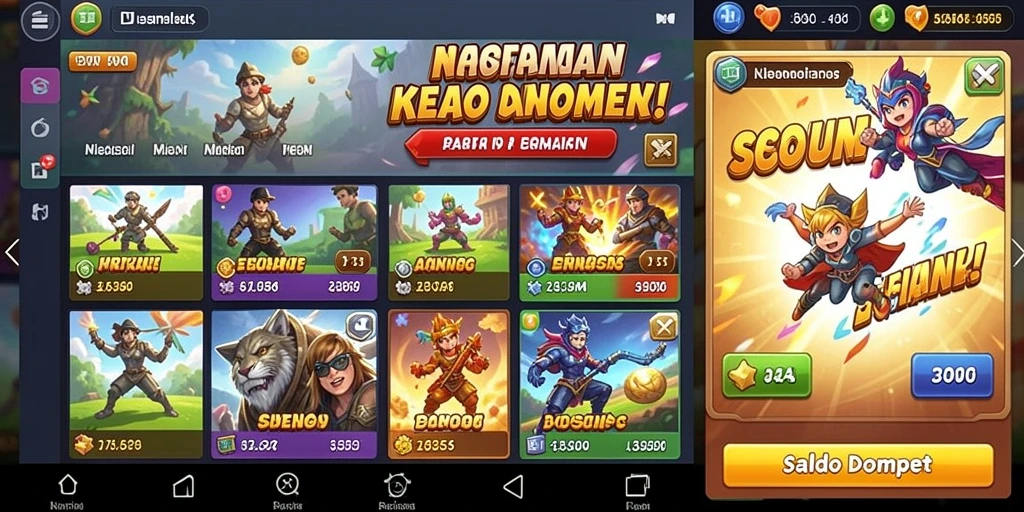Tampilan antarmuka aplikasi yang menarik.