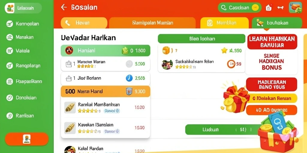 Tampilan antarmuka yang modern dan user-friendly.