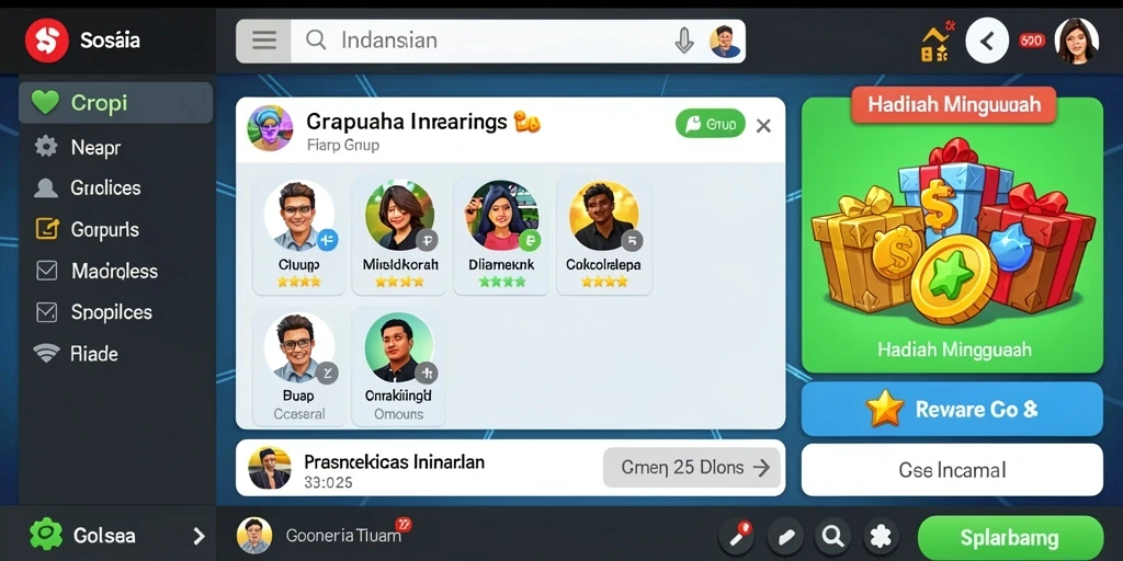 Tampilan antarmuka yang user-friendly.