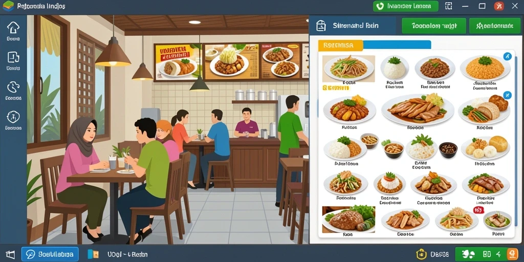 Tampilan antarmuka HIBIKIWIN yang menarik dan user-friendly.