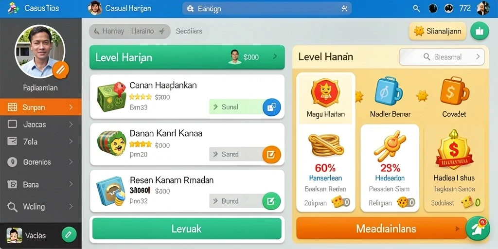 Tampilan awal aplikasi IDX66 yang menarik.