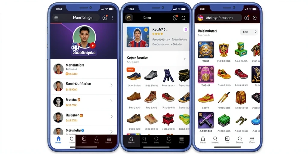 Tampilan mesin slot yang berwarna-warni dan menarik.
