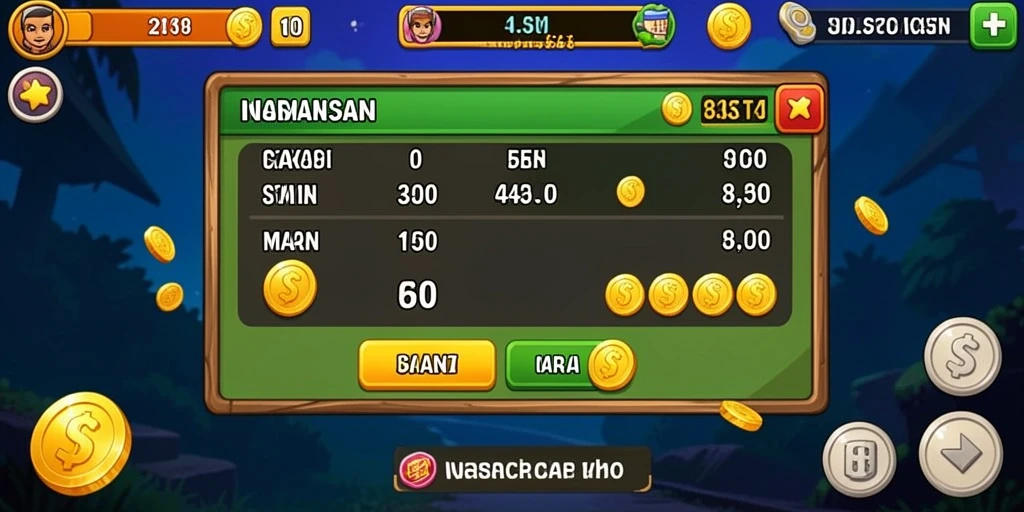 Screenshot menampilkan layar utama dengan berbagai pilihan permainan slot.