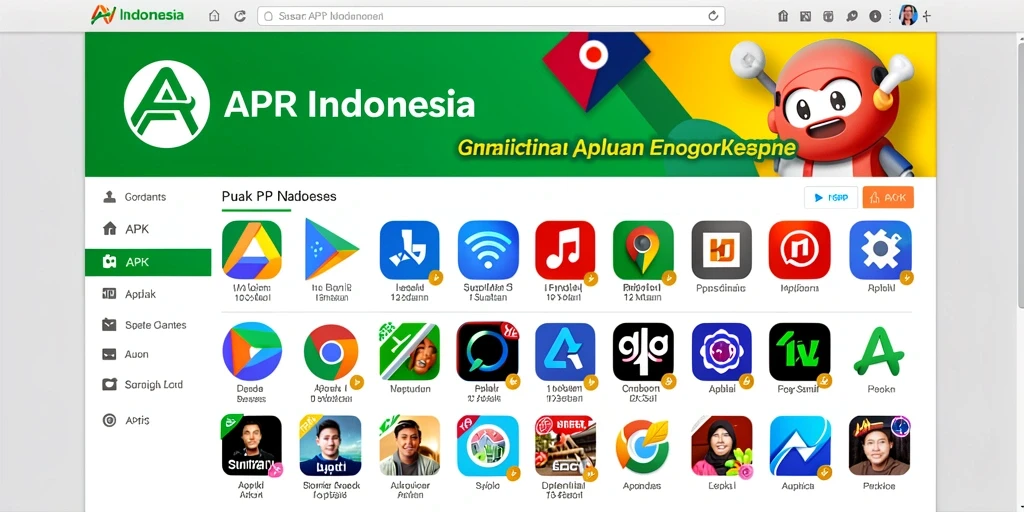 Tampilan karakter menarik dan penuh warna.