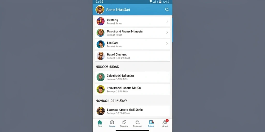 Screenshot aplikasi PUSAT303 menunjukkan antarmuka yang menarik.