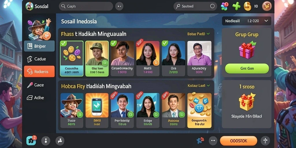 Tampilan antarmuka YOTOGEL yang sederhana dan menarik.